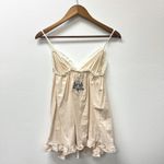 Odd Molly Anthropologie‎  Once In A While Lace Slip Mini Dress Pink Size 1 Photo 2