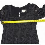 Maeve Black Lace Dress Long Sleeve Cocktail Party Elegant Evening sz 8 Photo 7