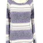 Lululemon  Race Your‎ Pace Long Sleeve Osaka Stripe Heathered Black Grape Size 6 Photo 0