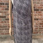 Ann Taylor midi business attire printed & black dress / 12 / NWT Photo 2
