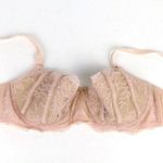 DKNY  Belle Du Jour Underwire Balconette Lace Bra Sexy Pink Nude 34B Photo 5