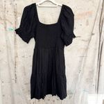 Madewell Linen-Blend Lucie Smocked Mini Dress Photo 2