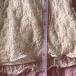 Thirty Thirty La Romantic Top Ivory Suede Black Trim Cottagecore Croquette XS White Photo 7