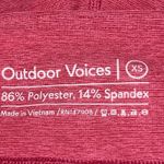 Outdoor Voices Warmup 3/4 Compression Leggings in Heather Pink Size XS Athletic Photo 8