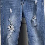 Indigo Rein  Jeans Women 5 Jr Blue Ankle Distressed Stretch Faded Medium Denim Photo 4
