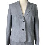 Kasper Women’s Pant Suit 2 Button Kate Classic Fit Notch Lapel Gray Plus Size 16 Photo 4