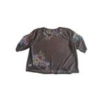 lucky in love X Bethanie Mattek Sands Worn Floral Mesh Top and Skort Set Size M Photo 2