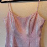 White Fox Boutique  Pink Sparkle Mini Dress Womens S Flashing Lights Baddie Y2K Photo 2