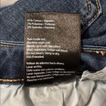 Risen Frannie Palazzo Raw Hem Jeans Size 5/27 Dark Wash Wide Leg Cropped EUC Photo 3