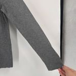 Loft Ann Taylor Women's Beaded Studded Crew Neck Cardigan Sweater Gray Small Photo 3