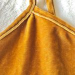 honey yellow velvet tank top Gold Size M Photo 4