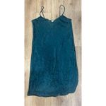 Cachet Vintage Shiny Emerald Nightgown and Robe Set Large No Belt Green Photo 2