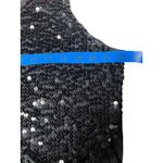 Newport News Jeanology Black Sequin Silk Blend Tank Top Women 3X Party Glam Photo 6