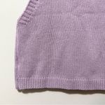SheIn  Knit Sweater Vest Light Purple S Photo 7