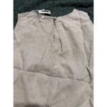 Madewell NWT Size Large or XS Linen Pleated Shell Top Oat Beige Tan Causal Beach Photo 7