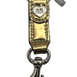 Coach y2k  Poppy Gold Patent Leather Heart Bag Charm Photo 0