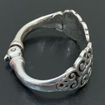 Brighton Vintage Retired Filigree Hinged Cuff Bangle Bracelet 49.5g Photo 8