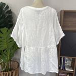 Lane Bryant  embroidered peasant blouse with tassels Photo 1