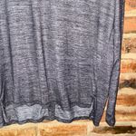 Athleta  Odyssey Heathered Gray Split-Back Long Sleeve Top Women's Size Medium Photo 3
