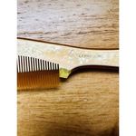 1920'S Art‎ Deco Celluloid La Parisienne Hair Comb FRANCE Salmon Brown 8.75" Photo 5