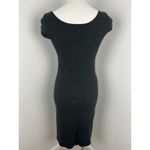 Peruvian Connection Black Pima Cotton Short Sleeve Dress XS Photo 1