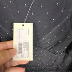 A New Day Black Long Sleeve Dress with White Dots Photo 1