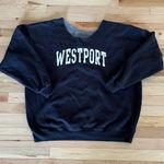 Brandy Melville  westport oversized off the shoulder crewneck sweatshirt Photo 0