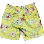 Ralph Lauren Lauren  Yellow Floral High Waisted Linen Vintage Shorts 6 Photo 1
