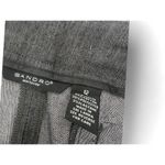 Sandro - 12 Wide Leg Stretch Trouser Sailor Pant Black Denim Jeans Button Front Photo 2