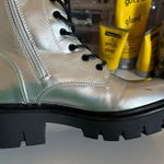 Nasty Gal Silver Chunky Boots Photo 3