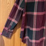 Madewell  Plaid‎ Tie-Neck Button-Down Cowgirl Western Shirt in Cherry Wood XXS Photo 16