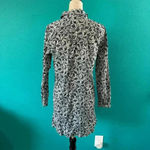 Brooks Brothers  Liberty Blue Paisley Print 100% Cotton Long Sleeve Dress Size M Photo 2