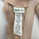 Aerie Halter Bra Floral Lace Flesh Tone Padded Bralette Small Photo 3