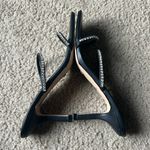 Tahari  Black Rhinestone Heeled Sandals Photo 1