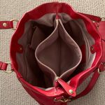 Coach Cherry Red Two Way Bag Hobo Satchel Large L1280-F19243 Purse Photo 5