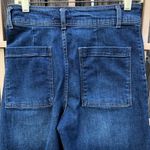 Oat NWT  NY high rise wide leg Raw Hem Stretchy Jeans Photo 6