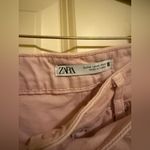 ZARA Never Worn Pink Denim Skort Set Photo 3