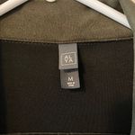 Alya Dark Olive Leather Jacket Photo 1