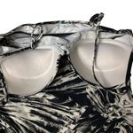 Spanx  Tankini Top Small Padded‎ Black White Swimwear Beach Vacation Chic Photo 4