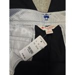 Brooks Brothers Red Fleece Wool Blend Dress Pants Black Gray Tuxedo Stripe Sz 6 Photo 3