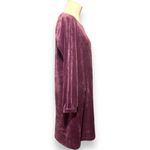 J.Jill Pure Jill Velour A-Line Dress with Pockets Merlot Medium Photo 5