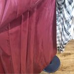 Vintage 70s Gingham Maxi Dress Navy Blue Red Bow Medium Photo 6