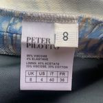 Peter Pilotto Abstract Print Blue Yellow Trousers Sz 4 Photo 7