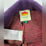 Farm Rio  Red Stripes Patches Sweater jogger Pants size small Photo 4