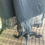 Maternal America Womens Dress Sz S Black Strapless Mesh Lace Trim Maternity‎ Photo 3