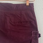 Carmar Maroon Utility Cargo Skirt Buckles 4 Photo 5