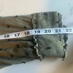 ZARA Mini Tunic Dolman Dress Boho Green Pullover Long Sleeve Size M Medium Twee Photo 7