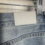 Pistola  High Rise Alice Denim Midi Maxi Skirt Brooklyn Size 30 Raw Hem Slit Photo 7