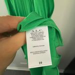 A.L.C. 10 NEW Renzo II Midi Dress Pleated Sleeveless Basil Green Photo 9