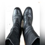 Coach and Four black ankle boots with buckle detail, zip back, genuine leather Size 7.5 Photo 2